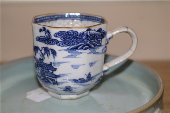 A group of Chinese porcelain and wood stands (10)
